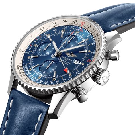 breitling navitimer gmt blau|Breitling Navitimer price list.